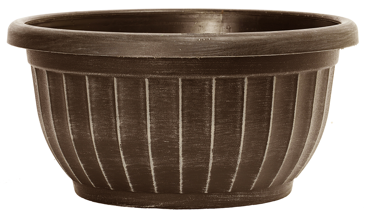 8 Inch Castella Bowl Coffee Cream - 76 per case - Decorative Planters